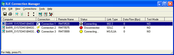 RJE Connection Manager